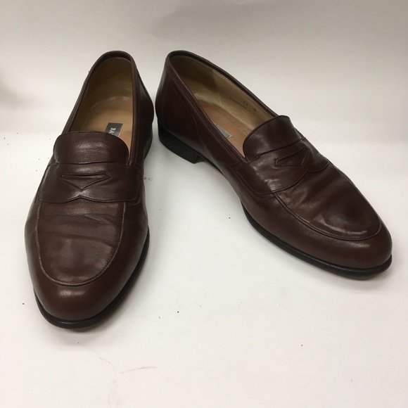 BALLY MENS BROWN DRESS LOAFERS “RAMANDO” SIZE 13D MADE IN ITALY GOOD COND! Bally Loafers Men main image 3